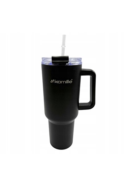 herbacin kamille Cana termică rezistentă tip termos 1200ml cu mâner și pai KM...