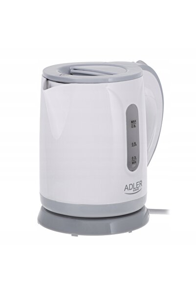 adler Fierbător electric AD 1371G 850 W 0.8 L Alb