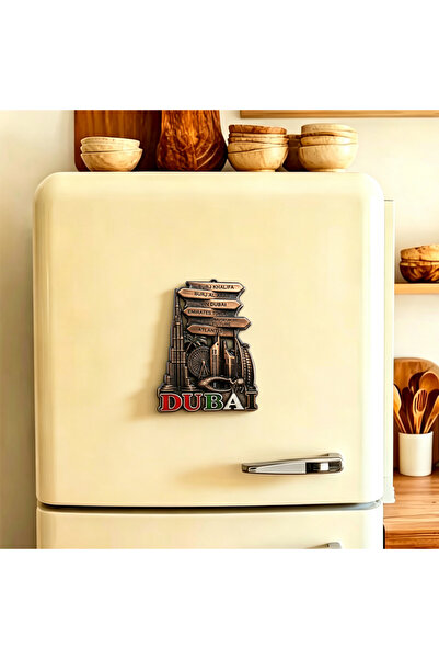 NUJET Dubai Landmark Metal Fridge Magnet Travel Souvenir Gift R490