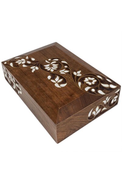 Helena Wood Art AHŞAP SEDEFLI KUTU (32x22,7.5 cm)