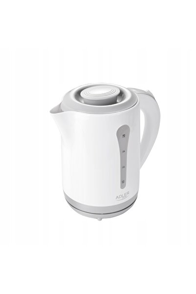 adler Fierbător electric fără fir, din plastic, 2,5L, 2220W, alb
