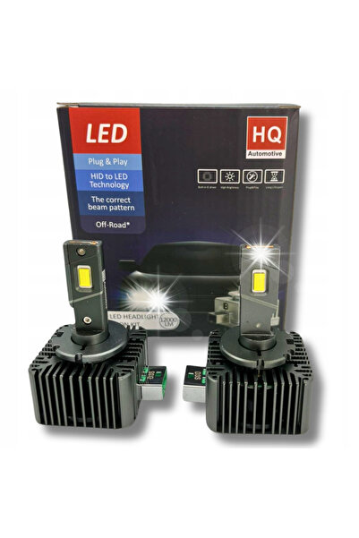 HQ Automotive Becuri Xenon D3S LED 6000K 35W CANBUS P&P 12000 lumeni E-VISION