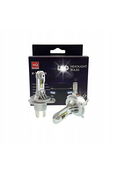 HQ Automotive Becuri LED H4 E-VISION V4 6000K Dimensiune originală 1:1 Plug&P...