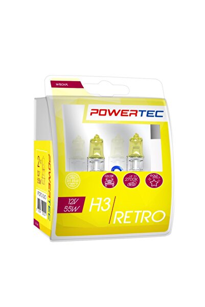 M-TECH Bec 2 buc. H3 Retro 12V 55W 2700K PTZRT3-DUO