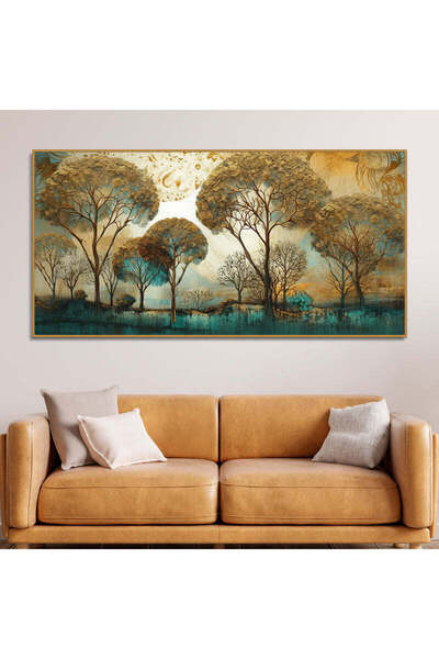 Signtouch Advertising Signtouch Abstract Forest Tree Canvas Wall Art 60x120 c...