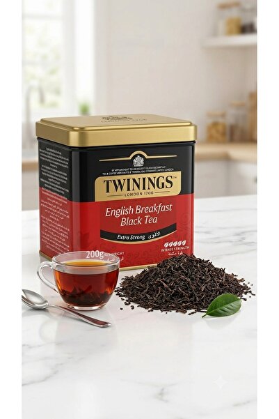 Twinings English Breakfast Tea Black Loose Tea (Extra Strength) 200g