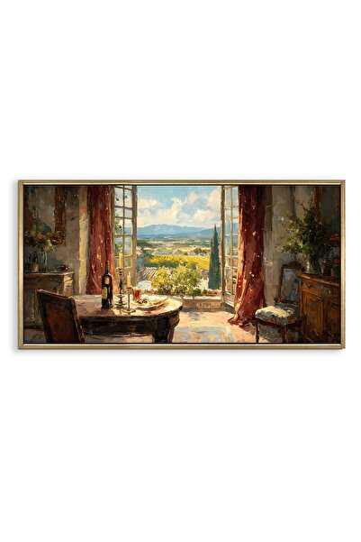 Signtouch Advertising Signtouch French Château Vineyard Canvas Wall Art 60x12...
