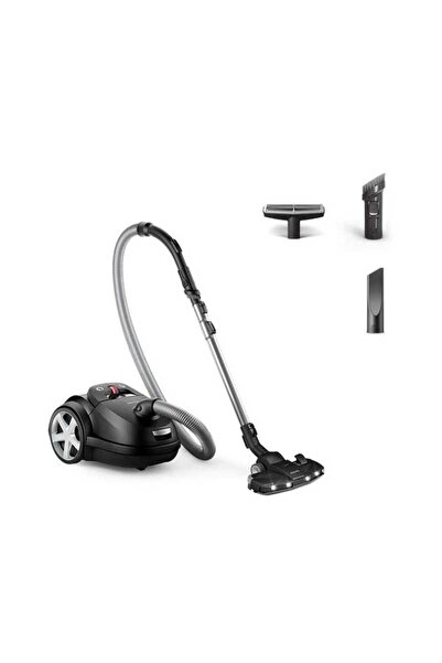 Philips Aspirator cu sac XD8122/10, 4l, 900W, 77dB, 4 capete de aspirare, Negru