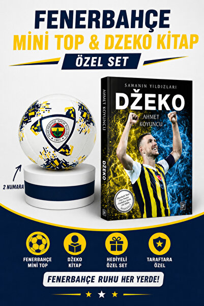 Fenerbahçe Dzeko Kitap ve 2 Numara Mini Futbol Topu Taraftar Seti