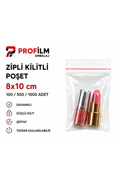 Zipli kilitli poşet 8X10 (1000 adet )