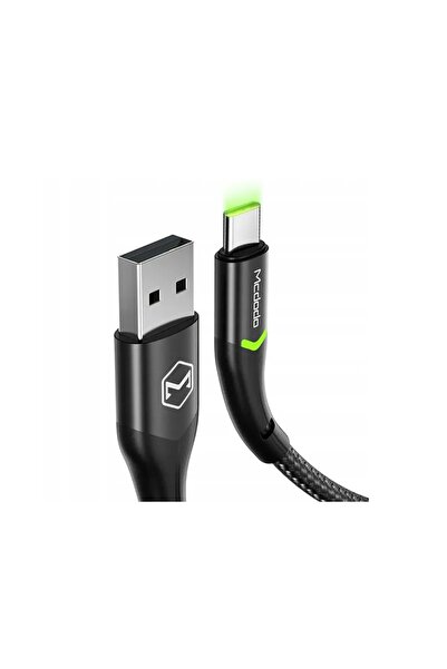 NO BRAND Cablu USB - USB Typ-C MCDODO Magnificence CA-7960 LED 1 m Negru