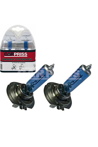 CARPRISS Bec H7 12V 55W PX26d Tip Xenon Albastru Set 2 buc