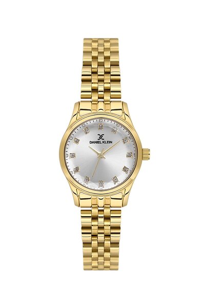 Daniel Klein Gold Color Gift Packaged 28 mm Women's Wristwatch