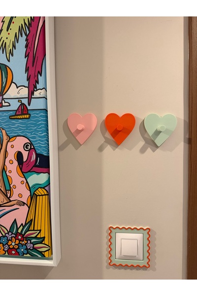SacredCo Sacred Heart Serisi 2’li Kalp Askılık