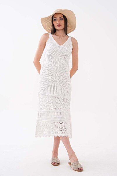 DazzUp Women's Strappy Knitwear Dress
