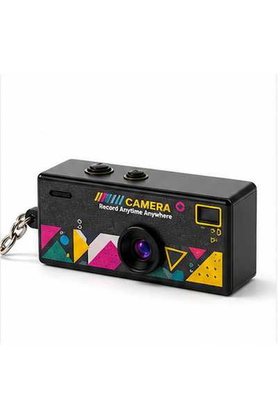 AteşTech Mini Dijital Fotoğraf Makinesi 12 MP 1080P HD Video Retro Filtreli T...
