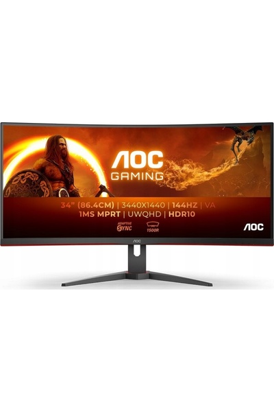 NO BRAND Monitor AOC Gaming CU34G2XE/BK 34'' 3440x1440px
