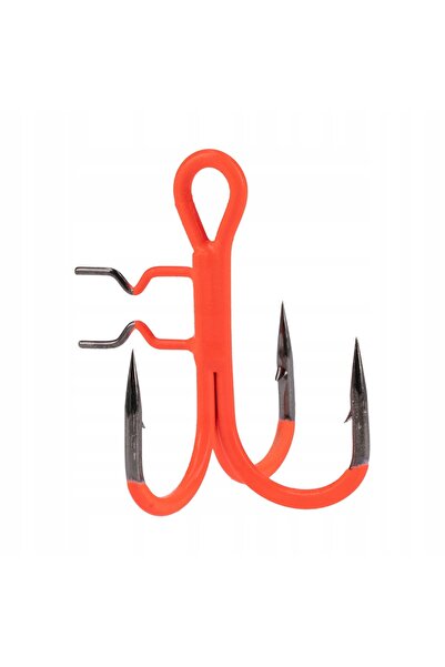 NO BRAND Kotwica MIKADO Jaws Vertical UV Orange HJA12-3/0-O (4 buc)