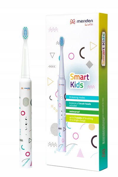 NO BRAND Periuță de dinți sonică MERIDEN Smart Kids White