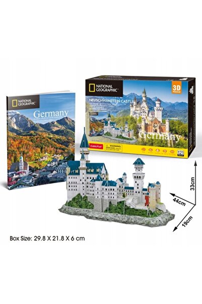 NO BRAND Puzzle 3D CUBIC FUN Castelul Neuschwanstein DS0990H