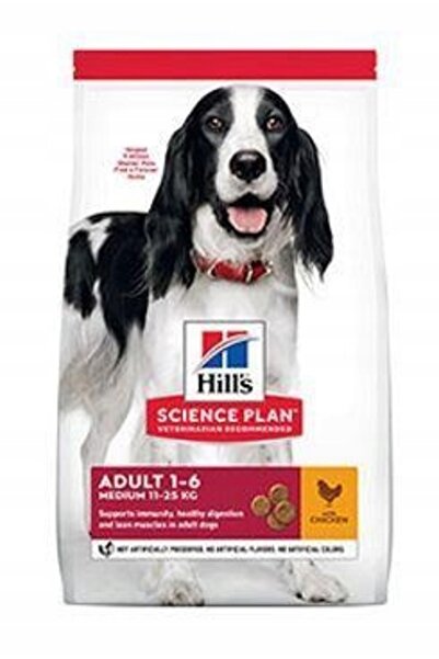 NO BRAND Hrană pentru câini HILL'S Science Plan Adult Medium Pui 14 kg