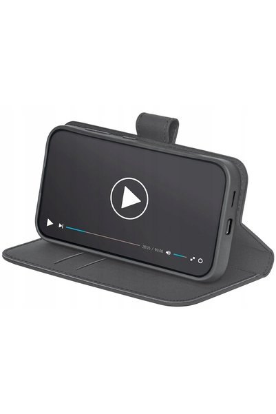 Puro Husă tip portofel cu suport pentru Samsung Galaxy S25+ Negru