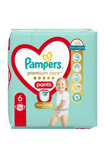 Pampers Pieluchomajtki Premium Care Pants 6