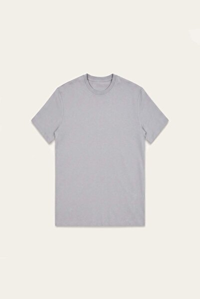DeFacto Regular Fit Crew Neck Short Sleeve Light Lilac Basic T-Shirt H9466Ax26Sm