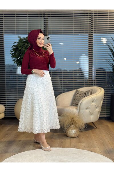 Loreen 20639 Drapeli Blouse Burgundy