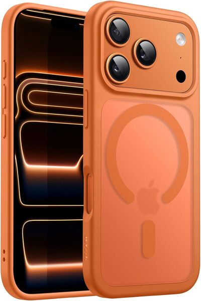 PWR Magnetic Case for iPhone 17 Pro Max 6.9-Inch Compatible with MagSafe, Tra...