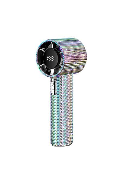 Choice B Portable Handheld Turbo Fan Luxury Modes Digital Electric Fan Handhe...