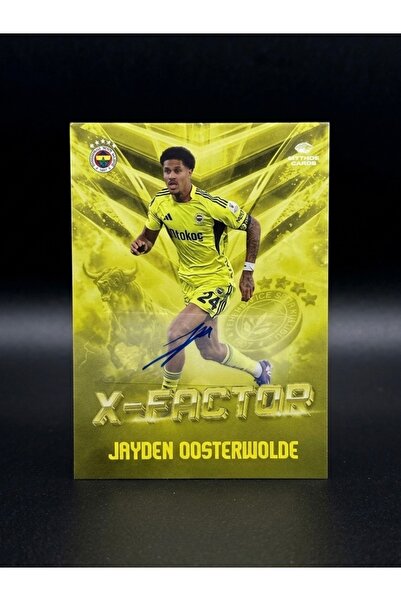 Mythos Cards X-Factor Serisi Jayden Oosterwolde 5/5 Numaralı Autograph Card (...