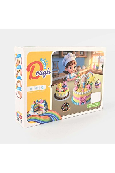 Toybox مجموعة تزيين الكيك للأطفال مع قوالب وأدوات تشكيل العجين الملون