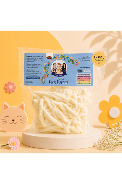 ÜRETEN ANNELER TAM YAĞLI ÇEÇİL PEYNİRİ AZ TUZLU 500 GR