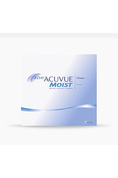 ACUVUE MOIST 90 Pack Daily Contact Lenses 1-Day Disposable Original Soft Cont...