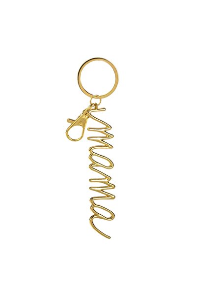 OEM Breloc auriu 'Mama' 9,5 cm, cadou metalic pentru Ziua Mamei