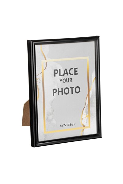 OEM Ramă foto decorativă neagră 13x18cm cu suport