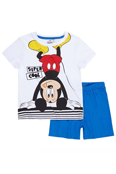 Disney Μίκυ Γουάιτ καλοκαιρινές πυτζάμες 3-8 ετών με βαθύ ντεκολτέ και ελαστι...