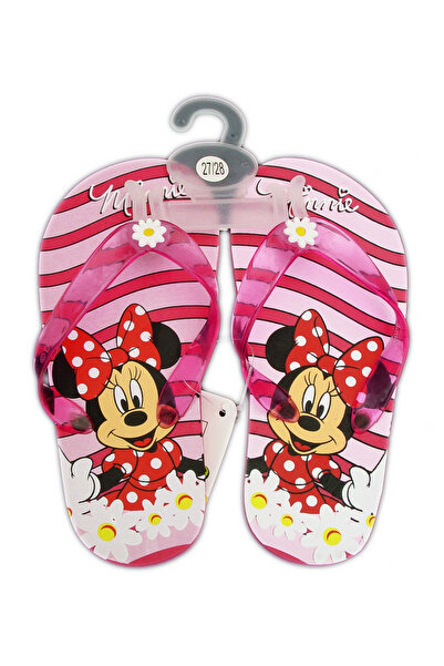 Disney Minnie Șlapi roz ușori cu inserție moale, realizați din spumă EVA și PVC