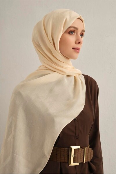 Armine Lyocell Shawl - 1 - Cream 60
