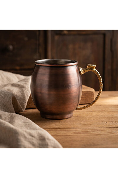 Siyah Bakır Bardak (400ml)