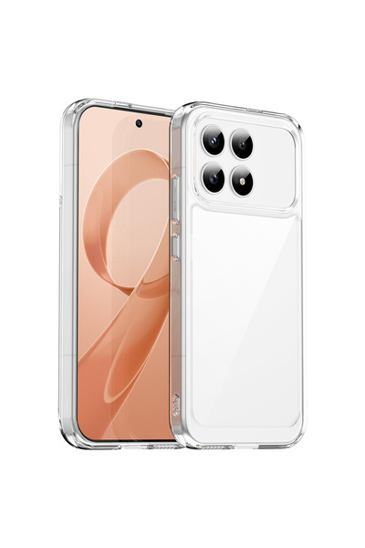 CaseOnn Xiaomi Poco F8 Pro Kılıf Kamera Korumalı Darbe Emici Şeffaf Arka Kapa...