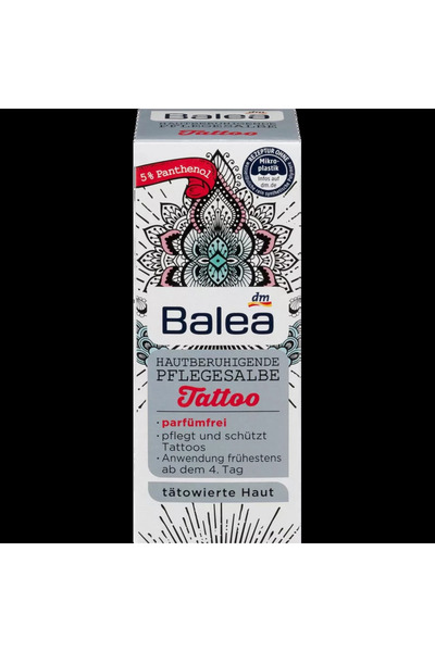 BALEA Cremă pentru îngrijirea tatuajelor 5% Pantenol, 50 ml