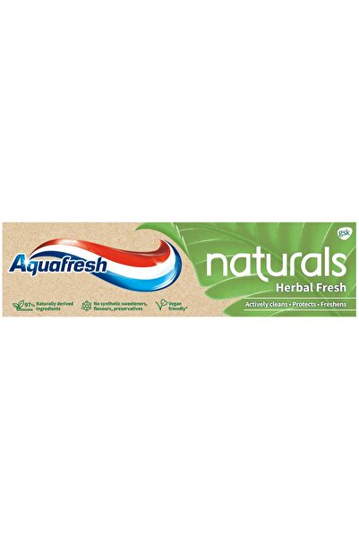 Aquafresh Pastă de dinți naturală, proaspătă, cu plante, Protecție împotriva ...