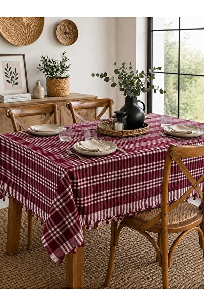 DDHOME Multi-Purpose Tablecloth, Picnic Cover & Table Cover with Ties, Plaid ...
