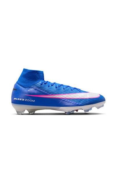 Nike MERCURIAL SUPERFLY 10 ELITE FG Erkek Çim Zemin Kramponu FQ1454-446 Mavi