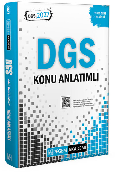 Pegem Akademi Yayıncılık 2027 DGS Konu Anlatımlı (Video Ders Hediyeli)