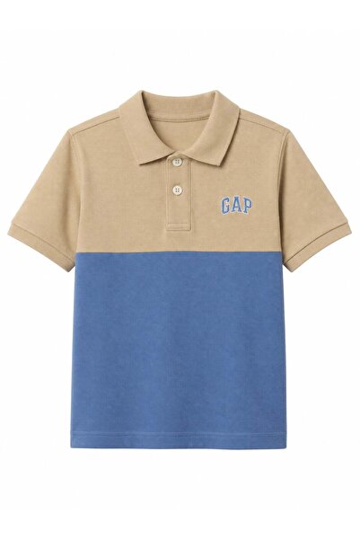 GAP Kids تي شيرت جاب للأولاد الصغار بياقة بولو وأكمام قصيرة، مقاس 18 شهرًا - ...