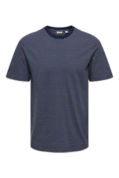 Only & Sons Onsfred Lıfe Lacivert Erkek T-Shirt 22036384