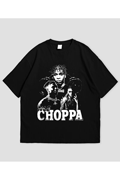 Grafftee Clothing Nle Choppa Printed Unisex Oversize T-Shirt
